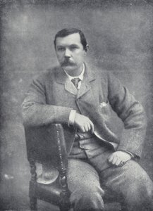 Dr A Conan Doyle (czarno-białe zdjęcie) autorstwa English Photographer
