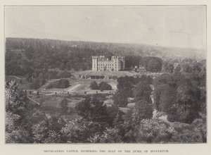 Zamek Drumlanrig, Dumfries, siedziba księcia Buccleuch autorstwa English Photographer