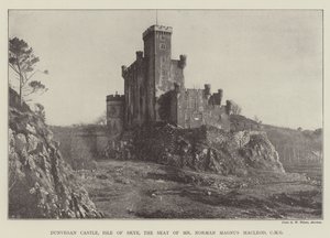 Zamek Dunvegan, Isle of Skye, siedziba pana Normana Magnusa Macleoda, CMG autorstwa English Photographer