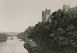 Katedra w Durham, z mostu Prebend autorstwa English Photographer