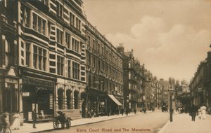 Earls Court Road i The Mansions, Londyn autorstwa English Photographer