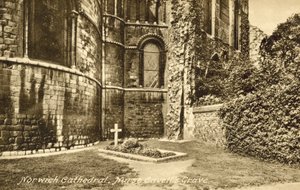 Grób Edith Cavell, Katedra w Norwich, Norfolk autorstwa English Photographer