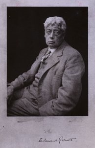 Edward Garnett, angielski pisarz, krytyk literacki i redaktor (zdjęcie czarno-białe) autorstwa English Photographer