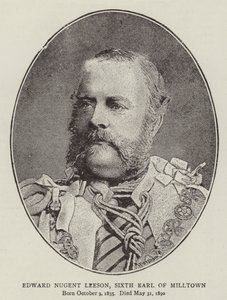 Edward Nugent Leeson, szósty hrabia Milltown autorstwa English Photographer