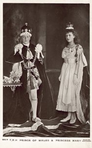 Edward, książę Walii i Maria, księżniczka królewska autorstwa English Photographer