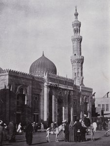 Egipt: Meczet-Es-Seyedeh Zeinab, Our Lady Zeinab (zdjęcie czarno-białe) autorstwa English Photographer