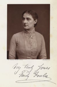 Emily Fowler (zdjęcie czarno-białe) autorstwa English Photographer