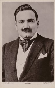 Enrico Caruso, włoski tenor (1873-1921) autorstwa English Photographer