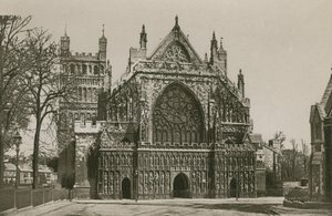 Katedra w Exeter, front zachodni autorstwa English Photographer