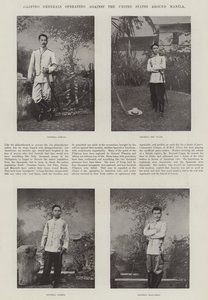 Filipińscy generałowie działający przeciwko Stanom Zjednoczonym wokół Manili autorstwa English Photographer