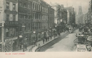 Fleet Street, Londyn autorstwa English Photographer