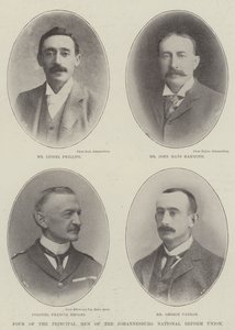Czterech głównych ludzi Narodowego Związku Reform w Johannesburgu autorstwa English Photographer