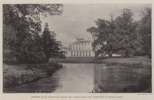 Frogmore House, w którym król Edward będzie rezydował podczas przeróbek zamku Windsor autorstwa English Photographer