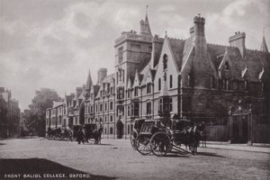 Front Balliol College, Oksford autorstwa English Photographer