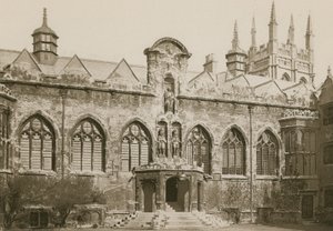 Front Quadrangle, Oriel College, Oxford autorstwa English Photographer