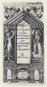 G Boccaccio, The Modell of Witt, Decameron, T Cotes dla B Allena i W Hope 1634 (zdjęcie czarno-białe) autorstwa English Photographer