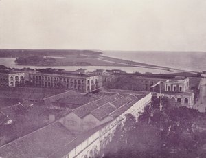 Galle Face and Barracks, Kolombo, Cejlon autorstwa English Photographer