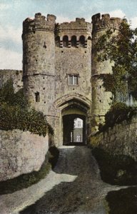 Brama, zamek Carisbrooke autorstwa English Photographer