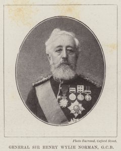 Generał Sir Henry Wylie Norman, GCB autorstwa English Photographer