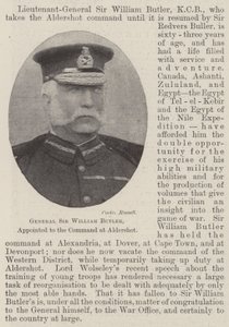 Generał Sir William Butler, mianowany do Dowództwa w Aldershot autorstwa English Photographer
