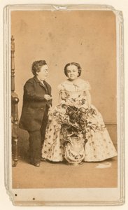 Generał Tom Thumb i jego żona autorstwa English Photographer