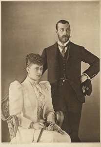 George, książę Yorku, i jego żona, księżniczka Maria z Teck