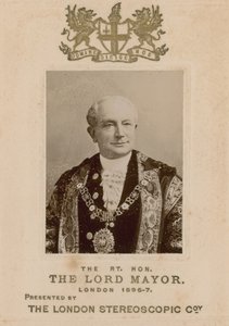 George Faudel-Phillips, szanowny burmistrz Londynu autorstwa English Photographer