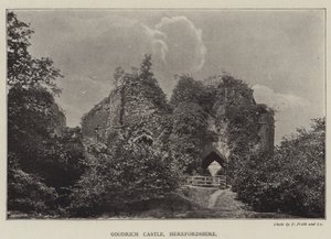 Zamek Goodrich, Herefordshire autorstwa English Photographer