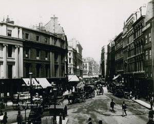 Grace Church Street, Londyn autorstwa English Photographer