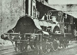 Great Eastern Railway (odcinek Londynu i Blackwall) Lokomotywa czołgowa z jednym kierowcą, 1860 autorstwa English Photographer