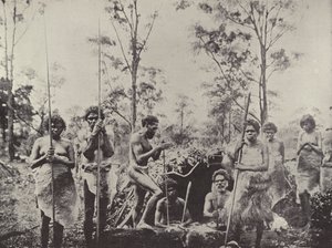 Grupa Aborygenów z Queensland autorstwa English Photographer