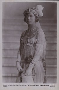JKW Księżniczka Mary, Wicehrabina Lascelles (zdjęcie czarno-białe) autorstwa English Photographer