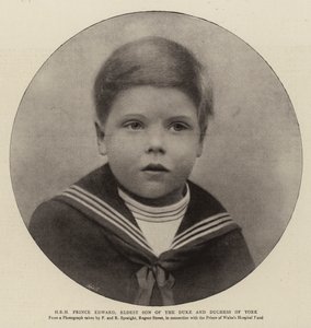 Jej Wysokość Książę Edward, najstarszy syn księcia i księżnej Yorku autorstwa English Photographer