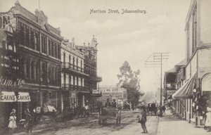 Harrison Street, Johannesburg (zdjęcie czarno-białe) autorstwa English Photographer