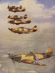 Hawker Hurricane (zdjęcie kolorowe) autorstwa English Photographer
