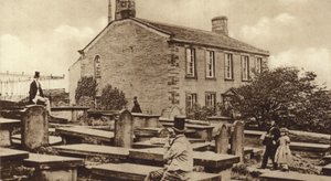 Haworth Parsonage w czasach Brontesów autorstwa English Photographer