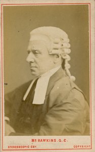 Henry Hawkins QC, 1. baron Brampton autorstwa English Photographer