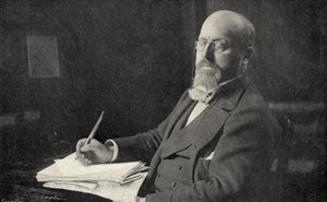 Henry James (1843-1916) w swoim gabinecie autorstwa English Photographer