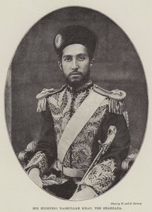 Jego Wysokość Nasrullah Khan, Szahzada autorstwa English Photographer
