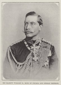 Jego Królewska Mość Wilhelm II, Król Prus i Cesarz Niemiecki autorstwa English Photographer