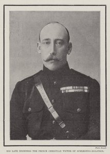 Jego zmarła Wysokość Książę Christian Victor Schleswig-Holstein autorstwa English Photographer