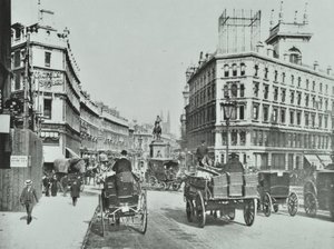Holborn Circus, City of London, 1890 autorstwa English Photographer
