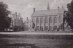 W Grounds Balliol College w Oksfordzie autorstwa English Photographer