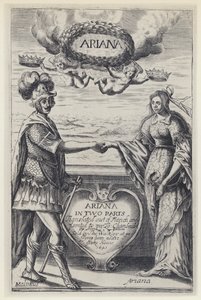 J Desmarets de Saint Sorlin, Ariana, J Haviland za T Walkley 1636 (zdjęcie czarno-białe) autorstwa English Photographer