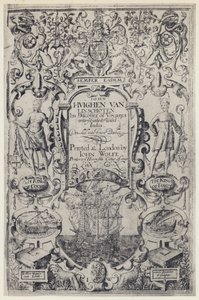 J Linschoten, Dyskurs podróży, J Wolfe 1598 (zdjęcie czarno-białe) autorstwa English Photographer