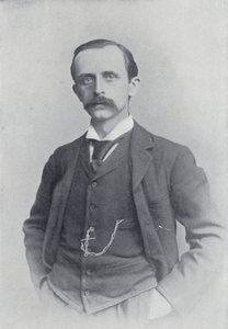 James M. Barrie (zdjęcie czarno-białe) autorstwa English Photographer
