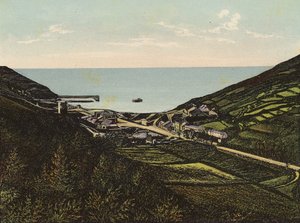 Jersey: Greve de Lecq (kolorowe zdjęcie) autorstwa English Photographer