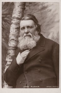 John Ruskin (1819-1900), angielski pisarz, krytyk sztuki, artysta i myśliciel społeczny autorstwa English Photographer