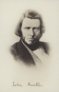 John Ruskin (1819-1900), angielski pisarz, krytyk sztuki, artysta i myśliciel społeczny autorstwa English Photographer