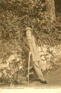 John Ruskin, w Brantwood autorstwa English Photographer